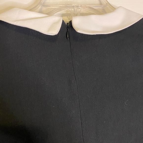 Forever 21 White-Collared Black Long-sleeve dress - Picture 4 of 4